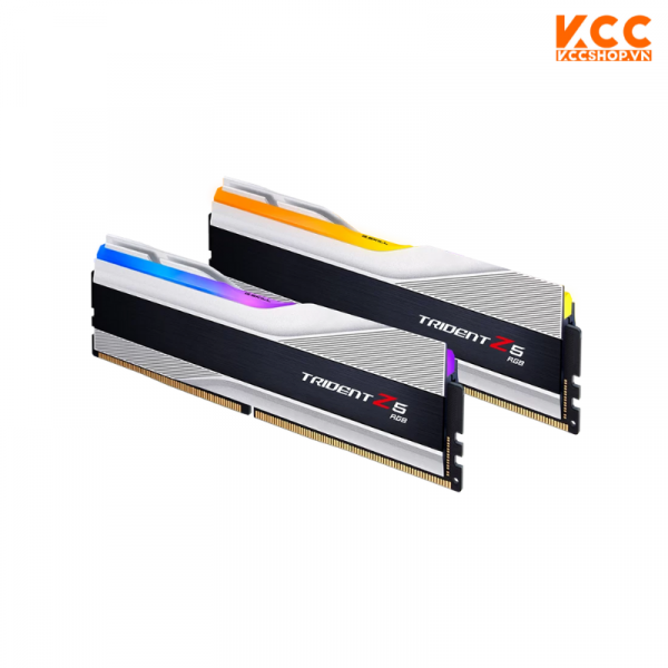 Ram G.Skill Trident Z5 Silver RGB 64GB (2x32GB) DDR5 6400MHz (F5-6400J3239G32GX2-TZ5RS)
