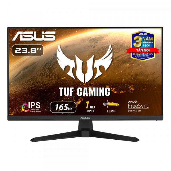 Màn hình Asus VG249Q1A-J (23.8 inch/FHD/IPS/165Hz/1ms/250nits/HDMI+DP+Audio/Freesync)