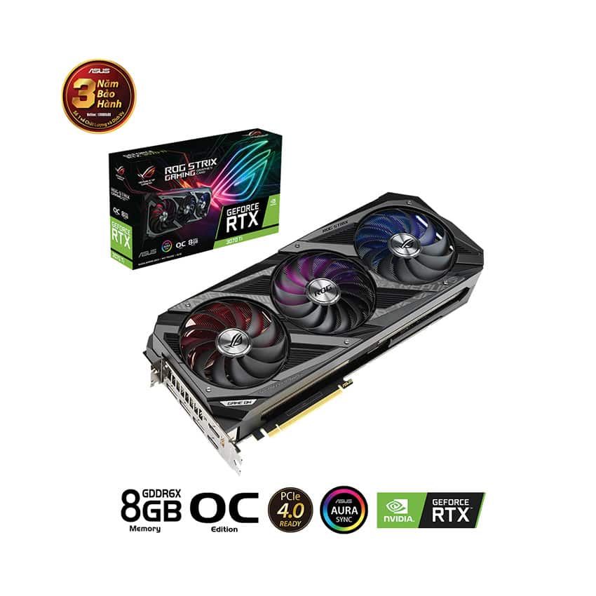 Card màn hình Asus ROG STRIX RTX 3070 Ti 8G