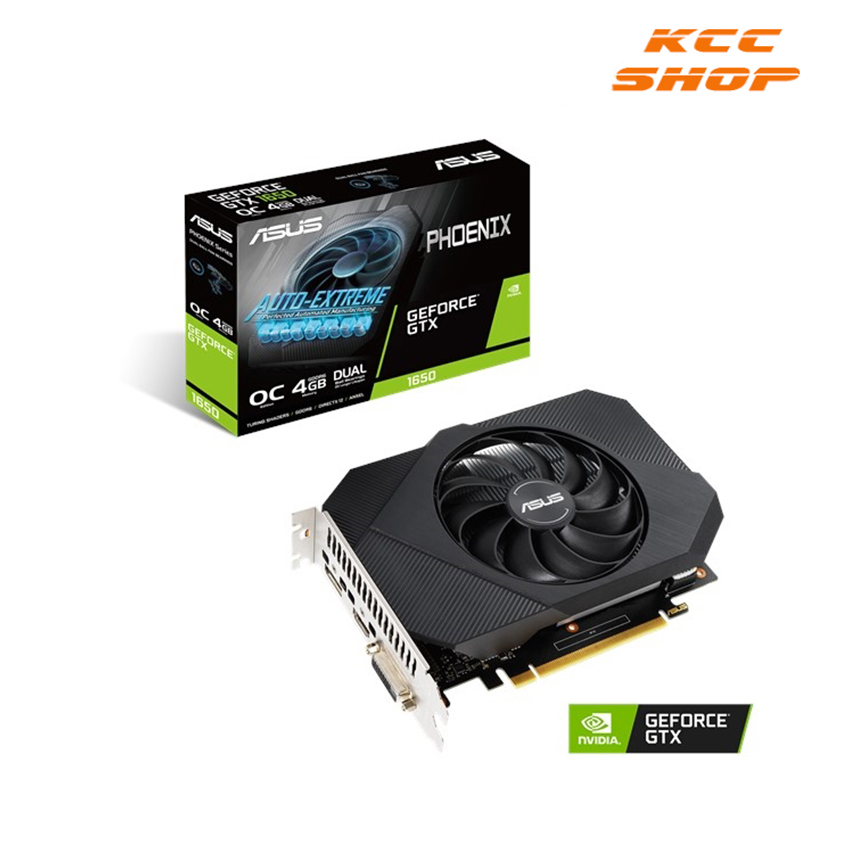 Card màn hình Asus PH-GTX1650-O4GD6-P (4GB GDDR6, 128-bit, DVI+HDMI+DP)