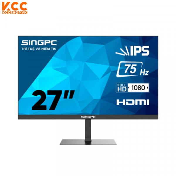 Màn hình SingPC Q27F75-IPS (27 inch/FHD/IPS/75Hz/4ms/Loa)