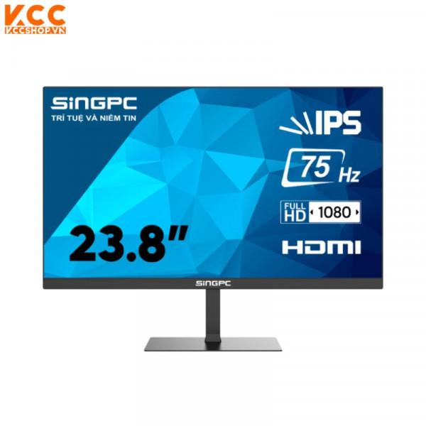 Màn hình SingPC Q24F75-IPS (23.8 inch/FHD/IPS/75Hz/4ms/Loa)
