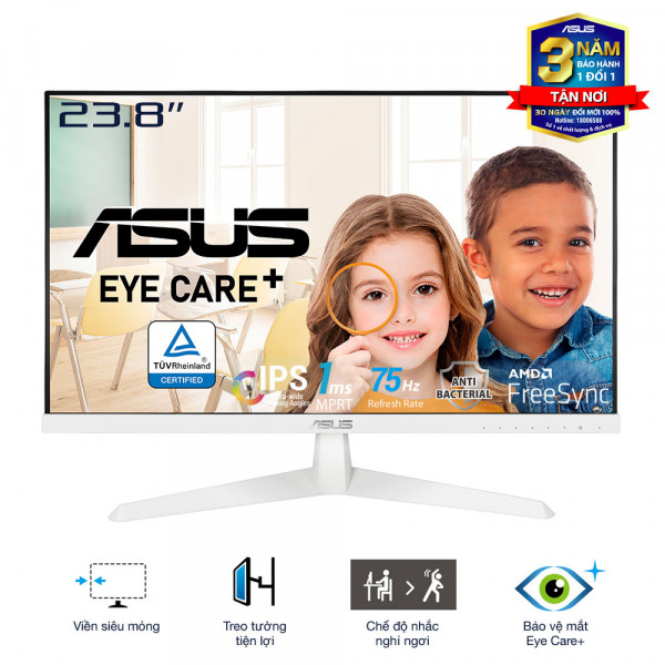 Màn hình Asus VY249HE-W (23.8 inch/FHD/IPS/75Hz/1ms)
