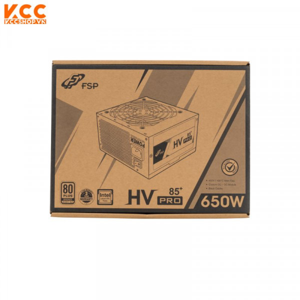 Nguồn FSP HV PRO 650W - 80 Plus Bronze
