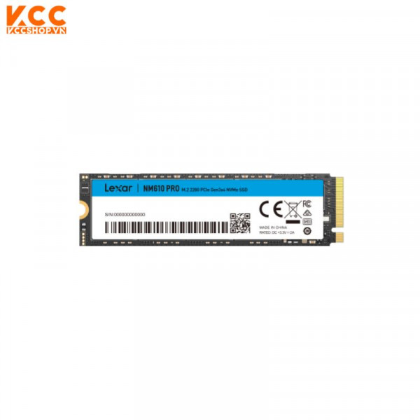 Ổ cứng SSD Lexar NM610 PRO 500GB M.2 2280 PCIe 3.0x4 - (LNM610P500G-RNNNG)