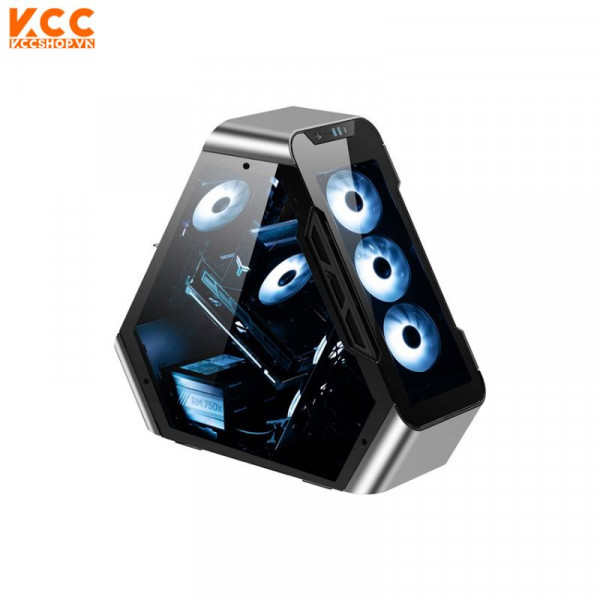 Vỏ case Jonsbo TR03-G Silver (Mid Tower/Màu Bạc)