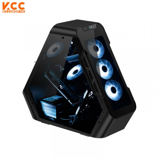Vỏ case Jonsbo TR03-G Black (Mid Tower/Màu Đen)