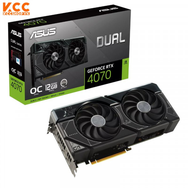 VGA ASUS Dual RTX 4070 OC Edition 12GB GDDR6X