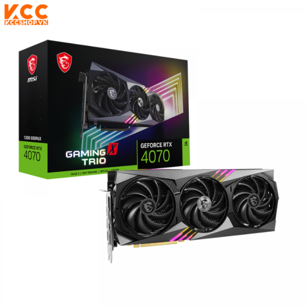 VGA MSI RTX 4070 GAMING X TRIO 12G