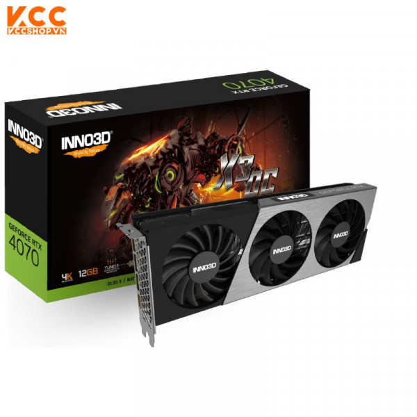 VGA INNO3D RTX 4070 X3 OC 12GB GDDR6X