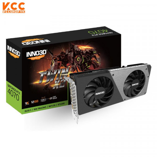 VGA INNO3D RTX 4070 TWIN X2 12GB GDDR6X