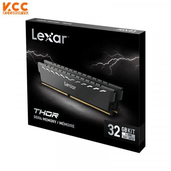 Ram Desktop Lexar Thor (LD4BU016G-R3200GDXG) 32GB (2x16GB) DDR4 3200Mhz