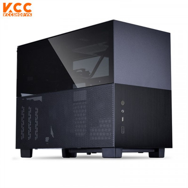 Vỏ Case LIAN-LI Q58 Black PCIE 4.0 (Mini Tower/Màu Đen)
