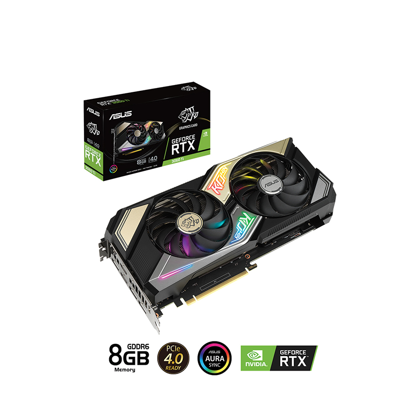 Card màn hình ASUS KO RTX 3060 Ti 8GB GAMING