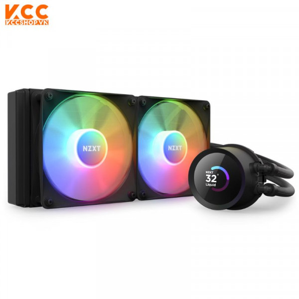 Tản nhiệt nước NZXT Kraken 280 RGB Black (RL-KR280-B1)