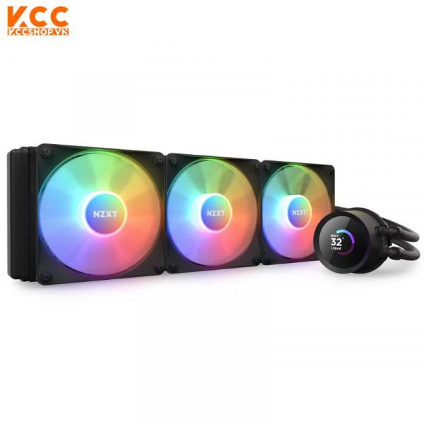 Tản nhiệt nước NZXT Kraken 360 RGB Black (RL-KR360-B1)