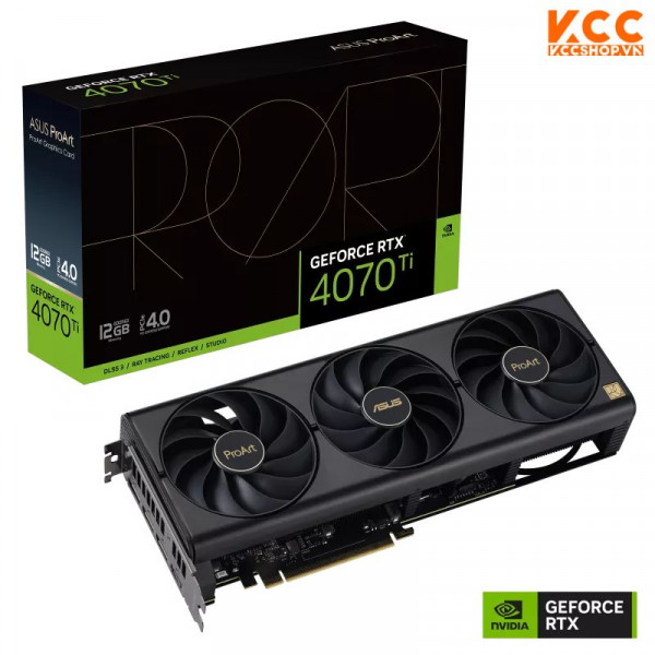VGA ASUS ProArt GeForce RTX 4070 Ti 12GB GDDR6X