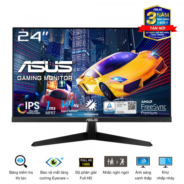 MÀN HÌNH ASUS VY249HGE (23.8 INCH/FHD/IPS/144HZ/1MS)