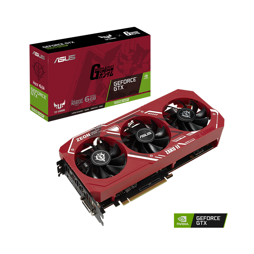 ASUS TUF GTX 1660 SUPER A6G ZAKU GUNDAM