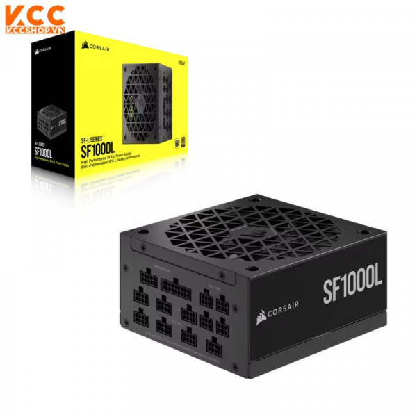 Nguồn máy tính Corsair SF1000L - ATX 3.0 & PCIe 5.0 80 Plus Gold - Full Modular