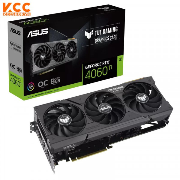 VGA ASUS TUF Gaming GeForce RTX 4060 Ti 8GB GDDR6 OC Edition