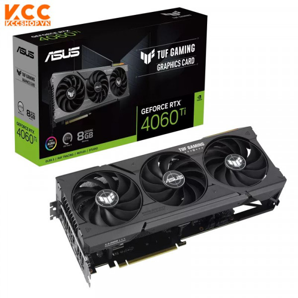 VGA ASUS TUF Gaming GeForce RTX 4060 Ti 8GB GDDR6