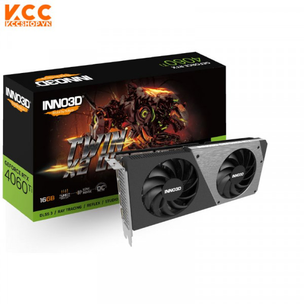 VGA INNO3D GEFORCE RTX 4060 Ti 16GB TWIN X2 OC