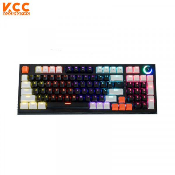 BÀN PHÍM CƠ GAMING EDRA EK398 ALPHA BLUE SWITCH (USB/ABS/LED RAINBOW)