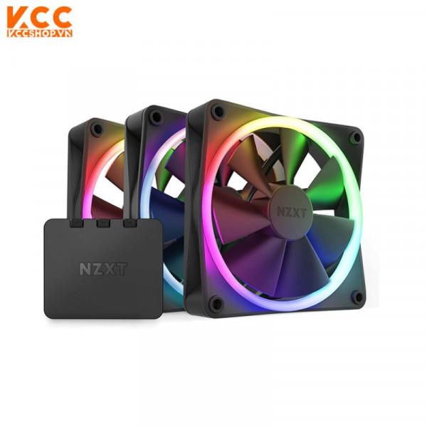 Fan case NZXT Aer RGB 2 120mm Triple Starter Pack - Black (HF-2812C-TB)