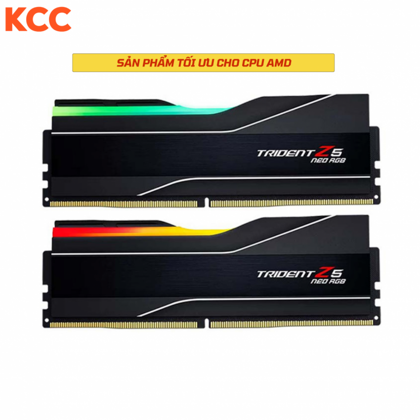Ram Desktop Gskill Trident Z5 Neo RGB 32GB (16GBx2) DDR5 6000Mhz (F5-6000J3238F16GX2-TZ5NR)