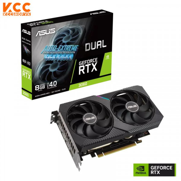 VGA ASUS Dual GeForce RTX 3060 8GB GDDR6 (DUAL-RTX3060-8G)