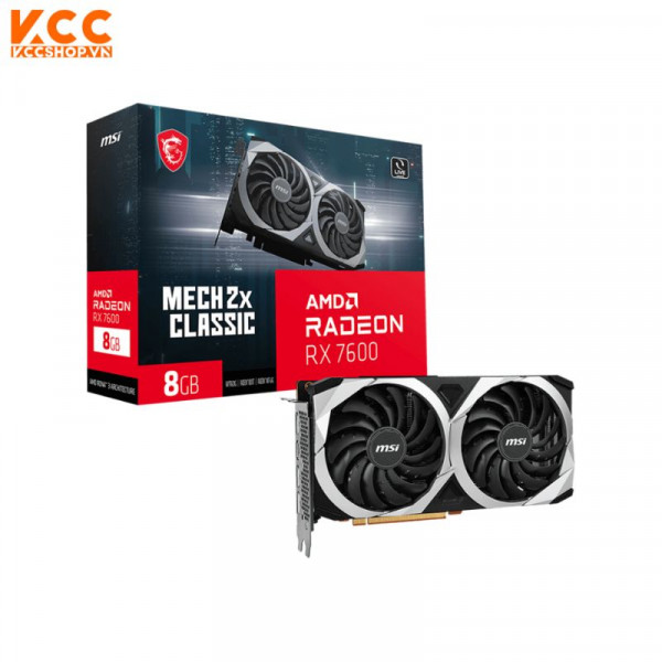 VGA MSI Radeon RX 7600 MECH 2X CLASSIC 8G