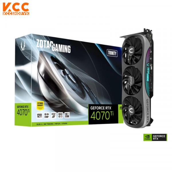 VGA ZOTAC GAMING GeForce RTX 4070Ti Trinity – 12GB GDDR6X