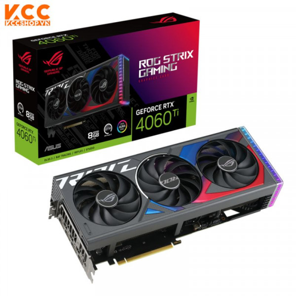 VGA ASUS ROG Strix GeForce RTX 4060 Ti 8GB GDDR6