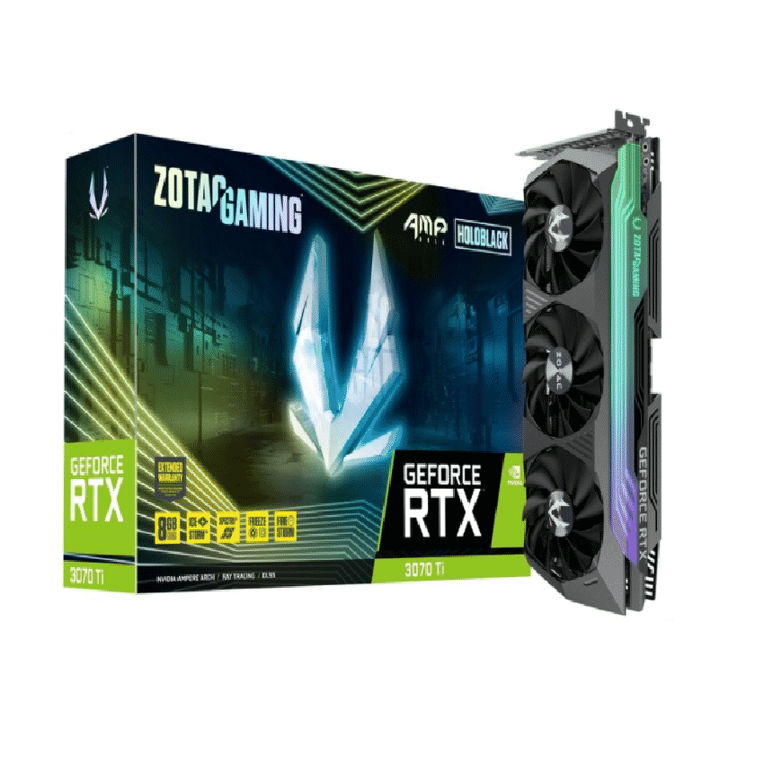 Card màn hình VGA ZOTAC GAMING GeForce RTX 3070 Ti AMP Holo