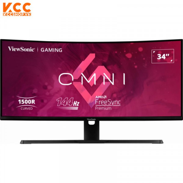 Màn hình cong gaming ViewSonic VX3418-2KPC (34 inch, 2K, VA, 144Hz, 1ms)