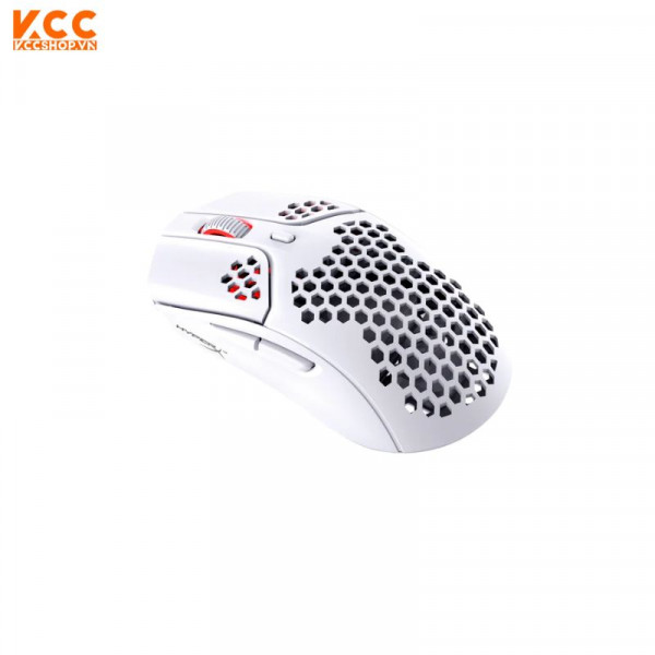 Chuột Gaming không dây HYPERX Pulsefire Haste White/Pink