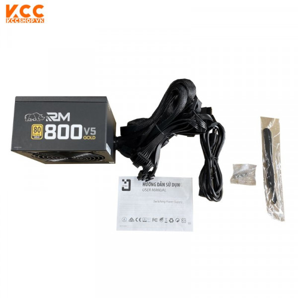 Nguồn máy tính Jetek RM 800 V5 (80 Plus Gold/ 800W) PCIE 5.0