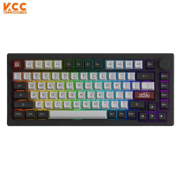 Bàn phím Cơ AKKO 5075B Plus Dracula Caslte (Akko switch v3 - Cream Blue)