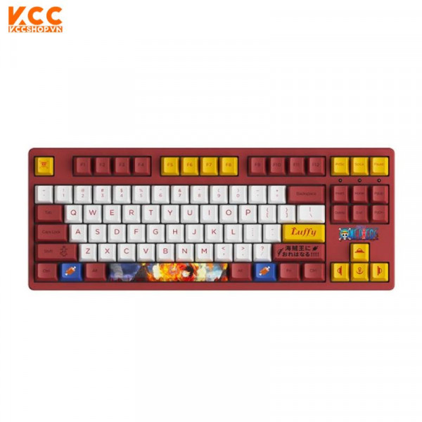 Bàn phím Cơ AKKO 3087 RF One Piece - Luffy (AKKO switch v3 - Cream Yellow)