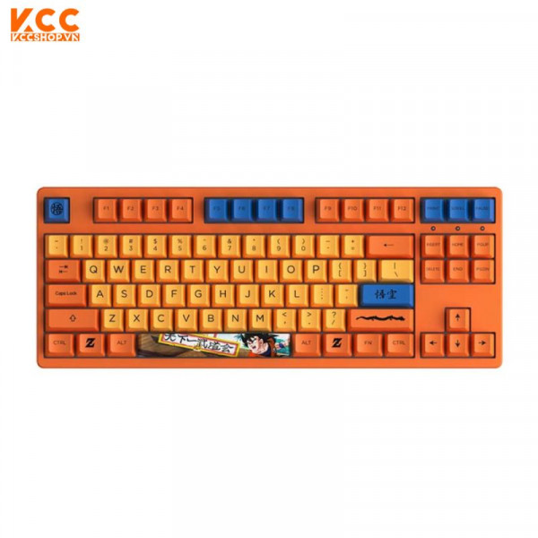 Bàn phím Cơ AKKO 3087 RF Dragon Ball Z - Goku (AKKO switch v3 - Cream Blue)