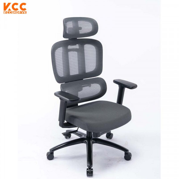  Ghế công thái học AKKO ergonomic WARRIOR – Hero series – WEC509 (Black/Gray)
