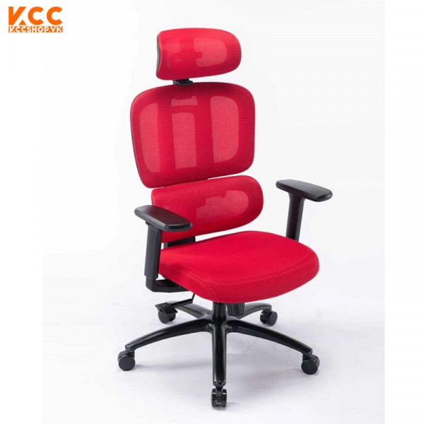  Ghế công thái học AKKO ergonomic WARRIOR – Hero series – WEC509 (Red)