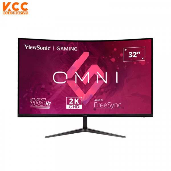 MÀN HÌNH VIEWSONIC VX3218C-2K (31.5 INCH/QHD/VA/165HZ/1MS/250NITS/HDMI+DP/CONG)