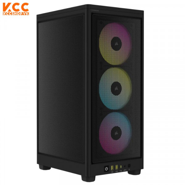 Vỏ case Corsair 2000D RGB AIRFLOW Mini-ITX PC Case - Black (CC-9011246-WW)