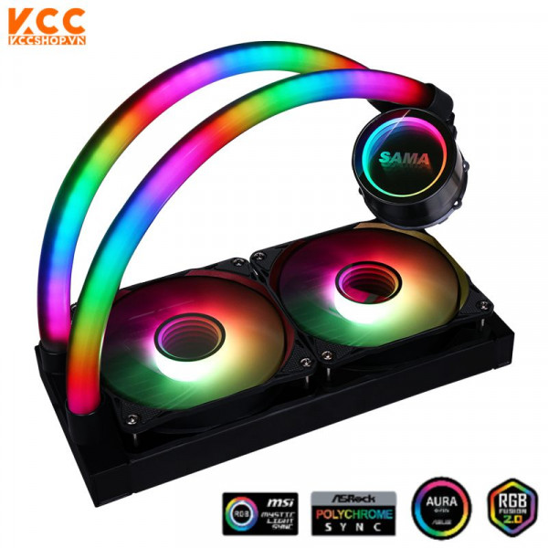 Tản nhiệt nước CPU Sama PS240MM BLACK