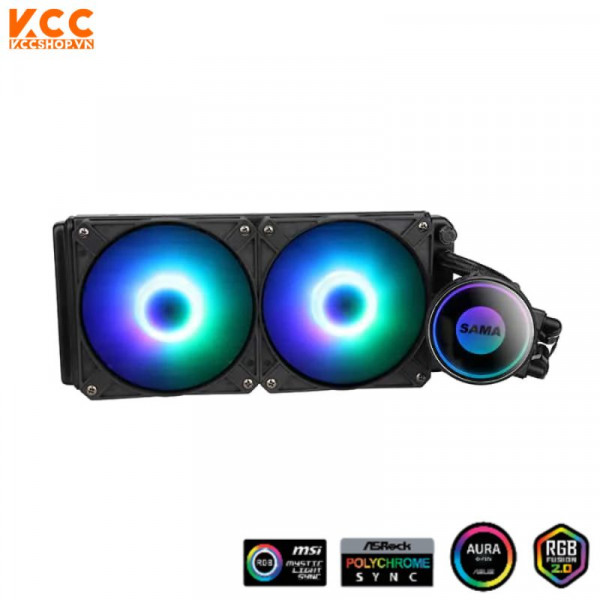 Tản nhiệt nước CPU Sama KW240D (Black) 
