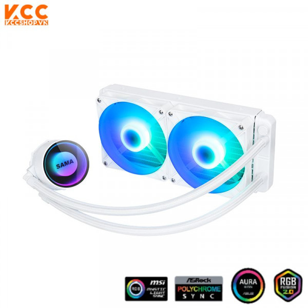 Tản nhiệt nước CPU Sama KW240DW (White) 