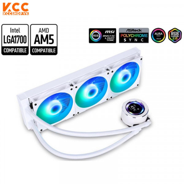 Tản nhiệt nước CPU Sama SM360 LDW (White) 