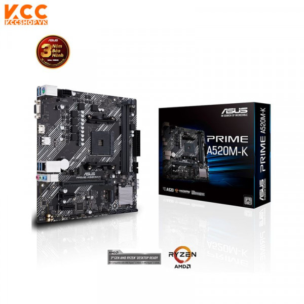 MAINBOARD ASUS PRIME A520M-K (DDR4)